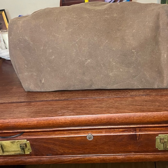 Artifact Bags Brown Canvas Garden Beach Tote with Leather Handles - Picture 9 of 11